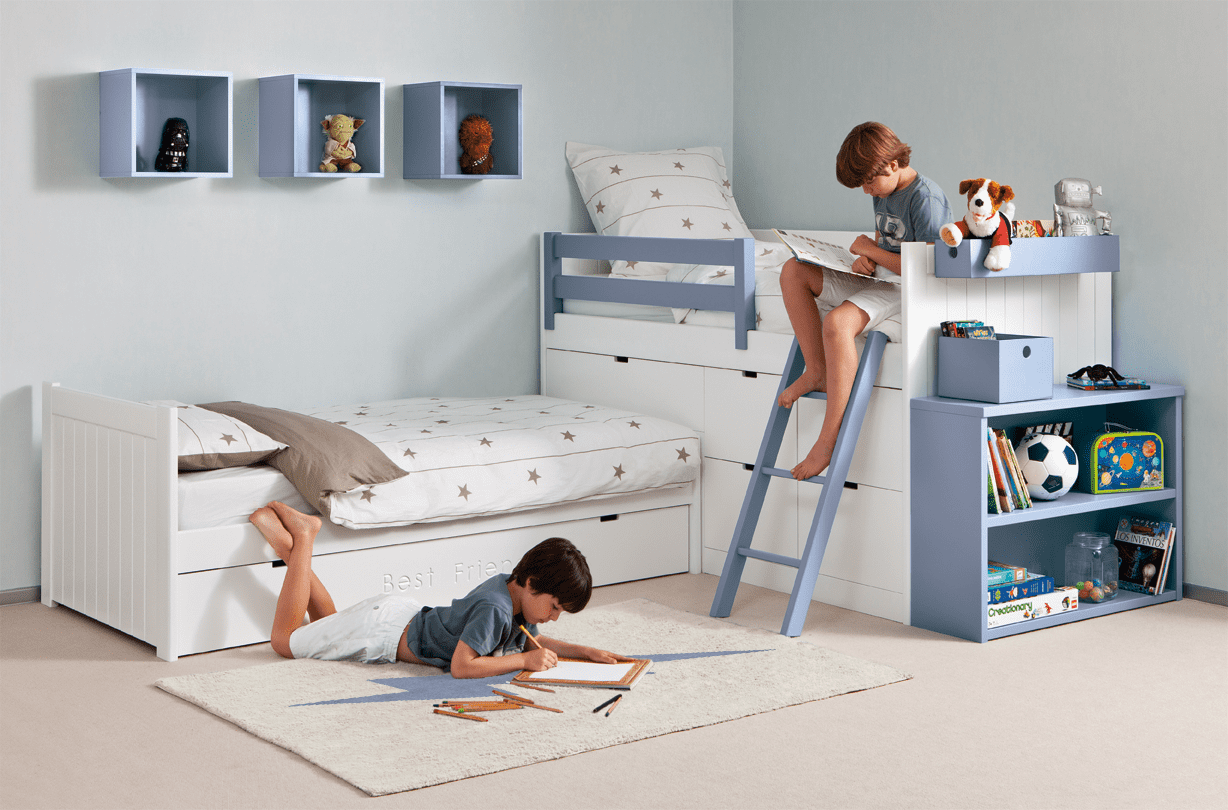 Literas, ideales para renovar el dormitorio de los niños 