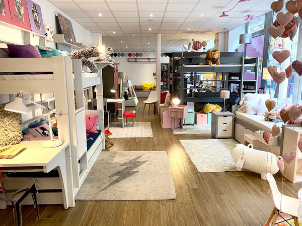 Boutique per bambini a Parigi: decorazione e design