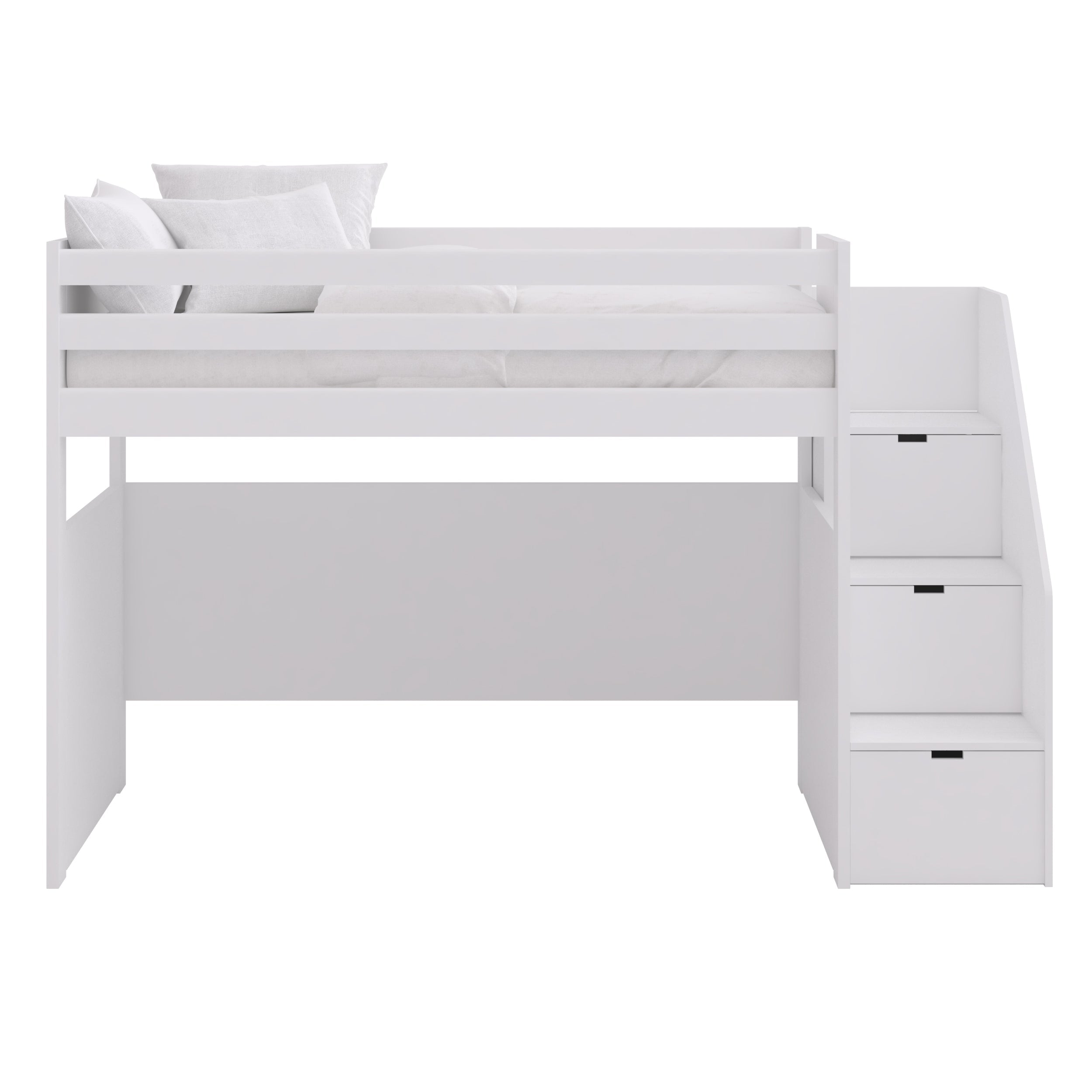 Hotchbett mit Stauraum