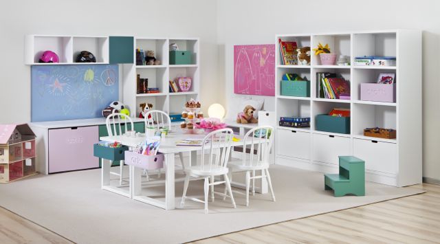 Spielzeugkiste holz mit Rädern