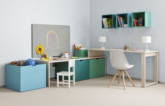 Spielzeugkiste holz mit Rädern