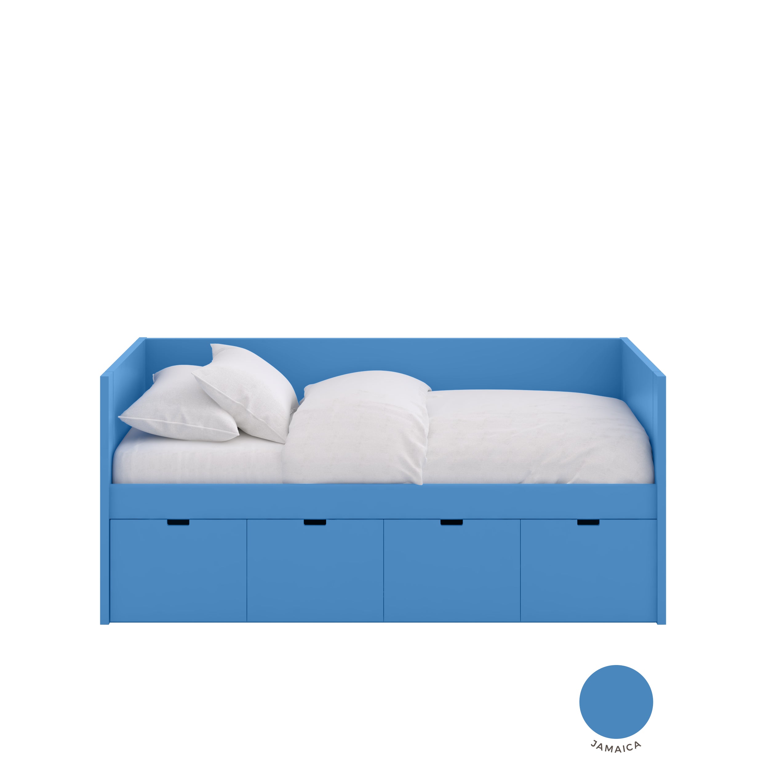 Day Bed with toy box / Trundle bed with 4 toy drawers.