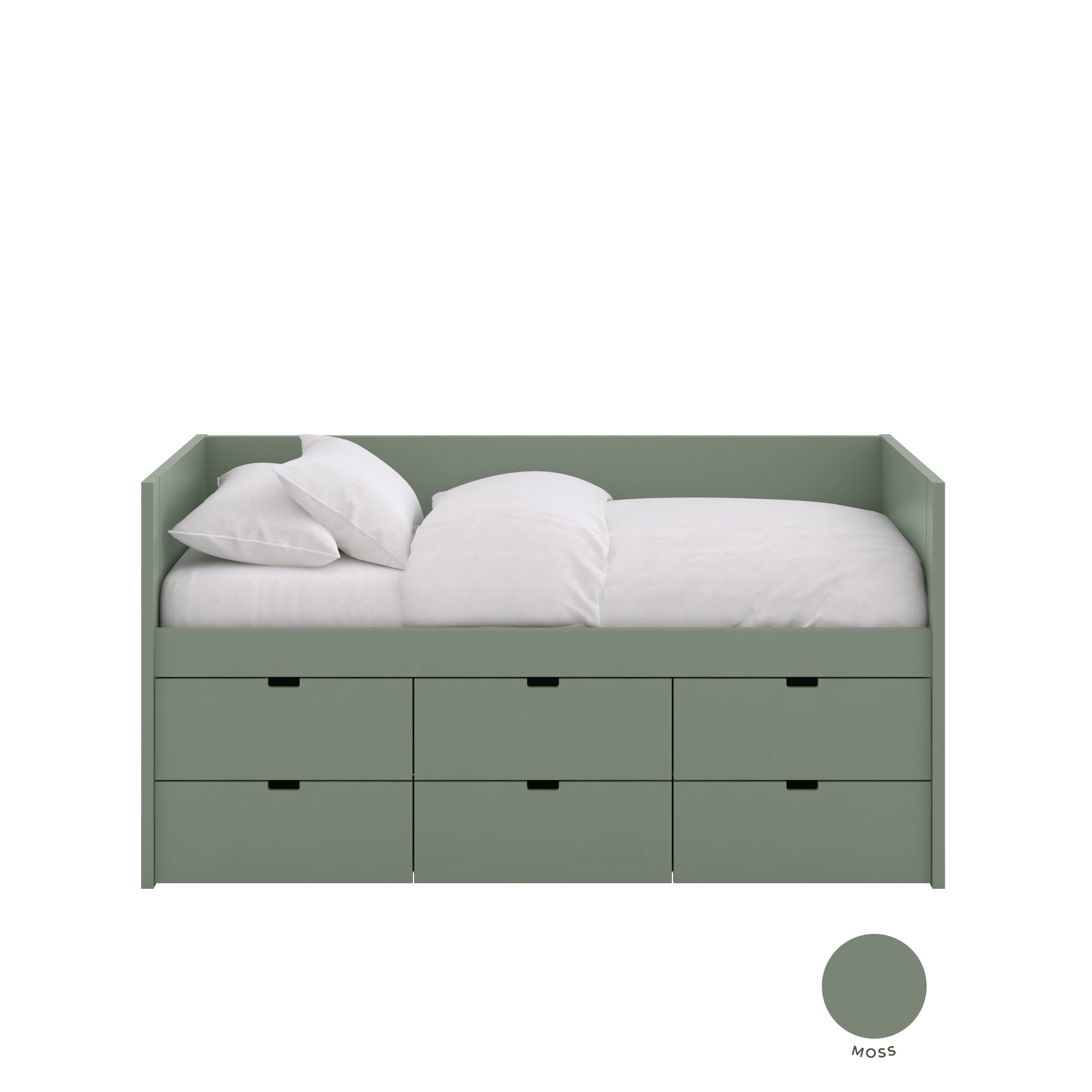 Kajuitbed met sierlijst