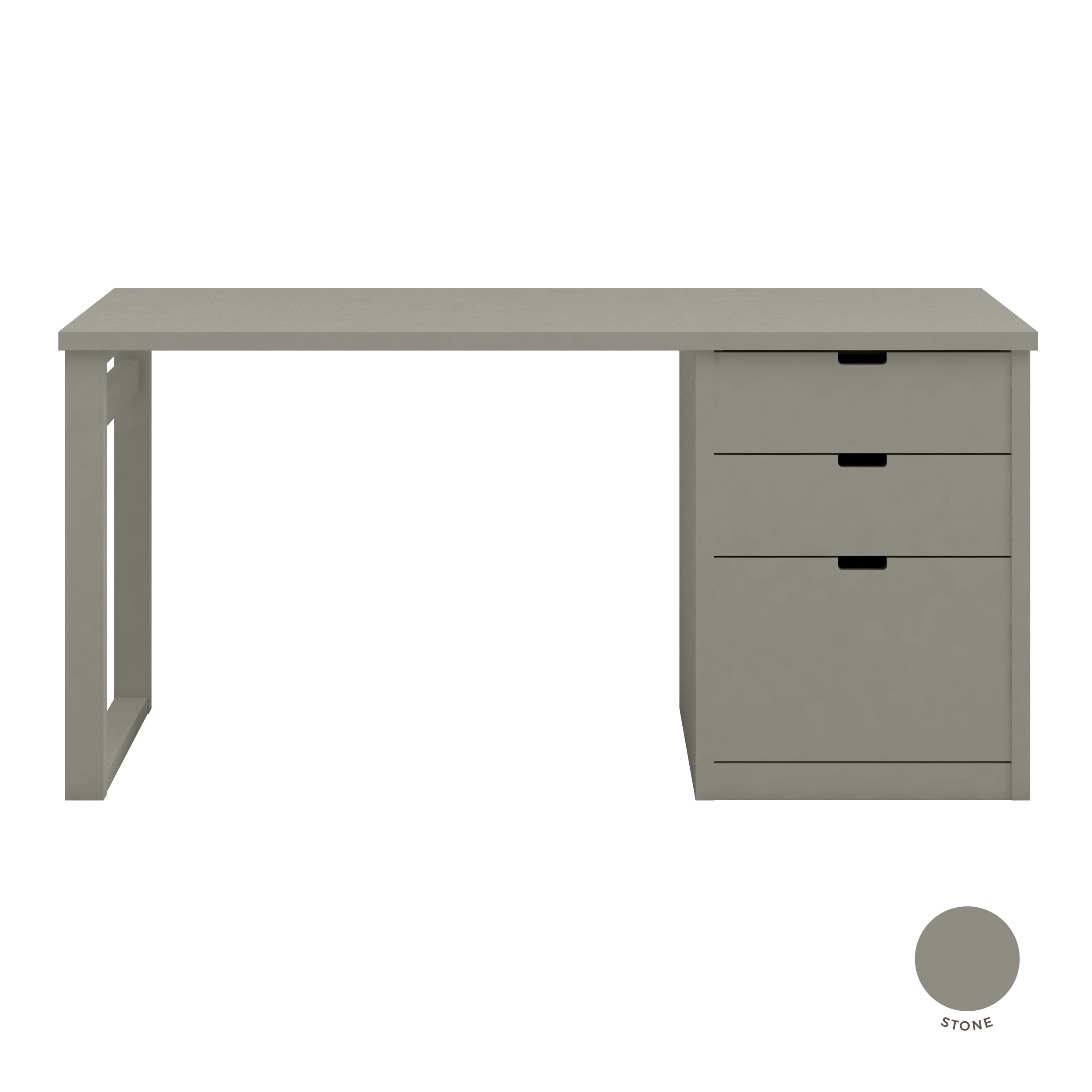 Table d'étude avec tiroirs