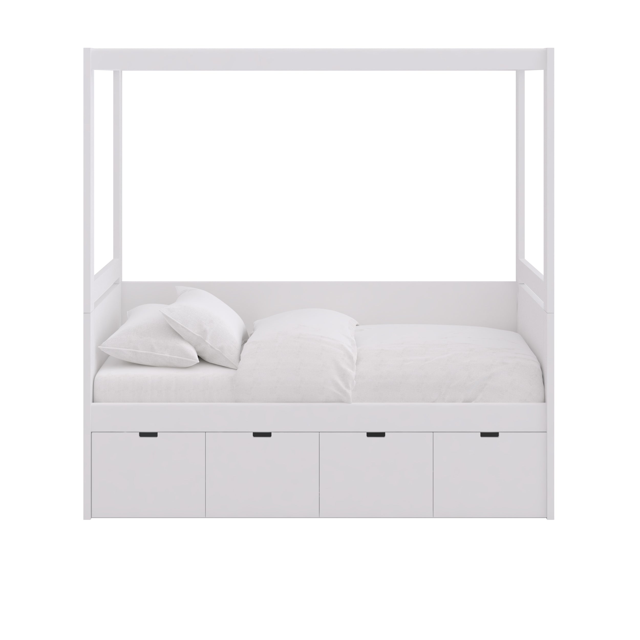 Day Bed with toy box / Trundle bed with 4 toy drawers.