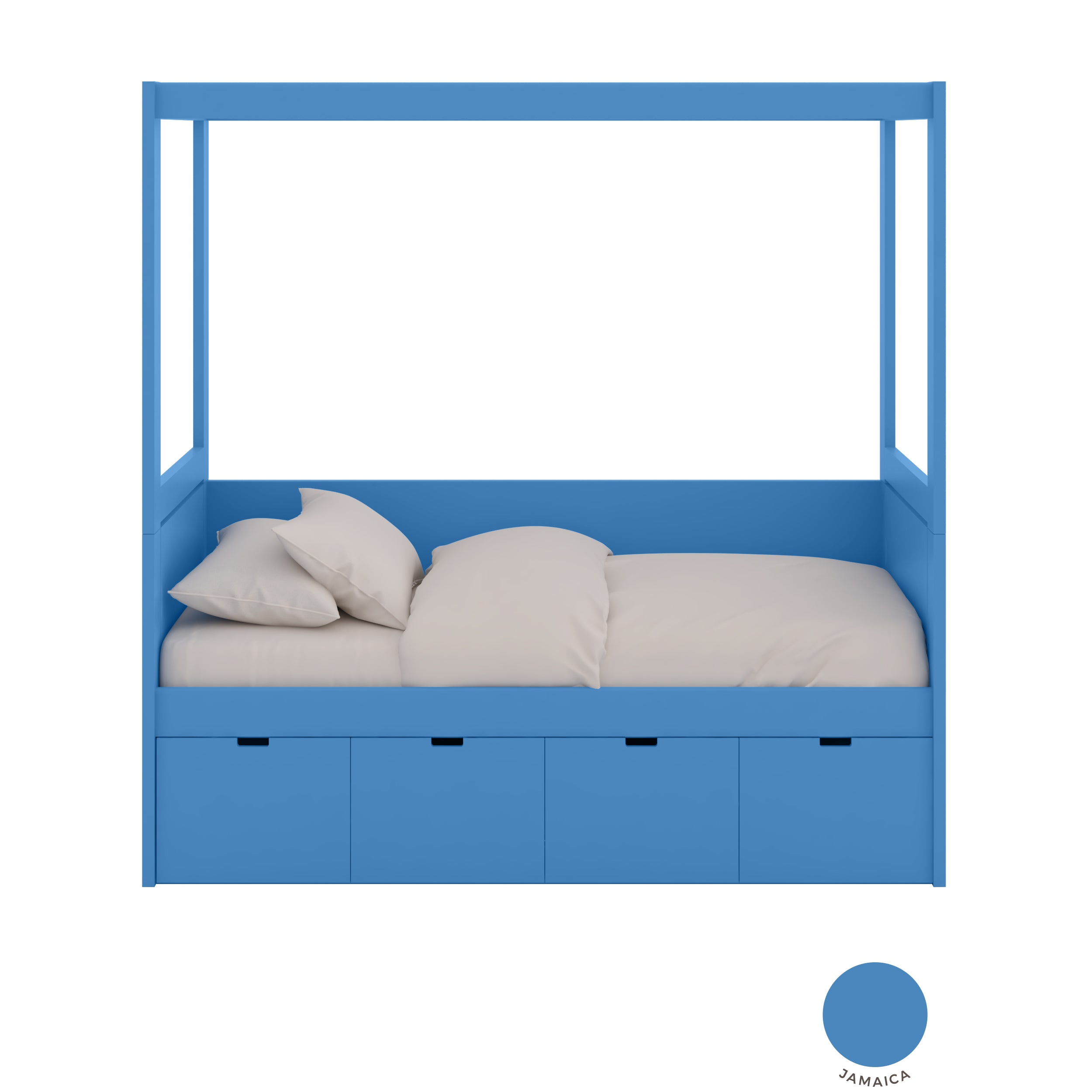 Day Bed with toy box / Trundle bed with 4 toy drawers.
