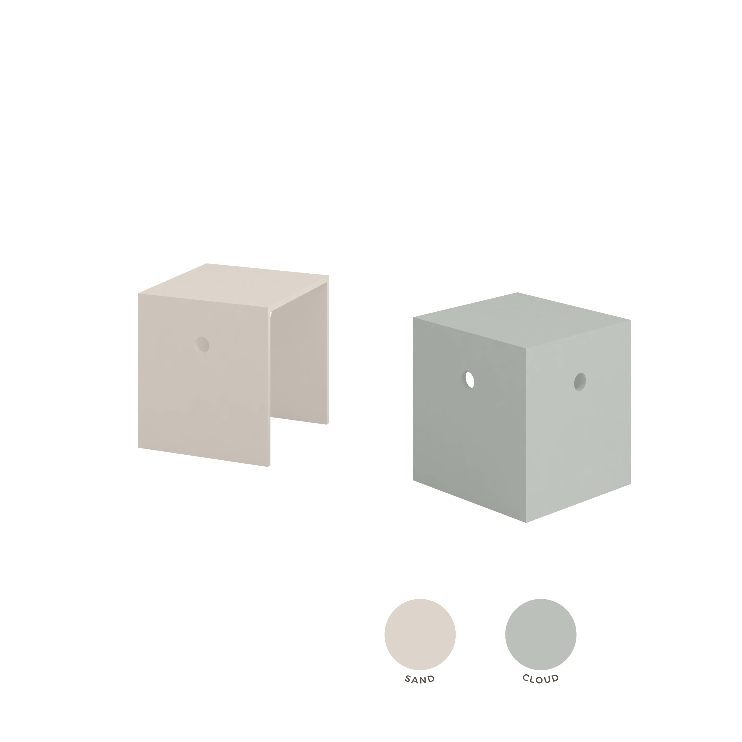 Sièges cube pour enfants