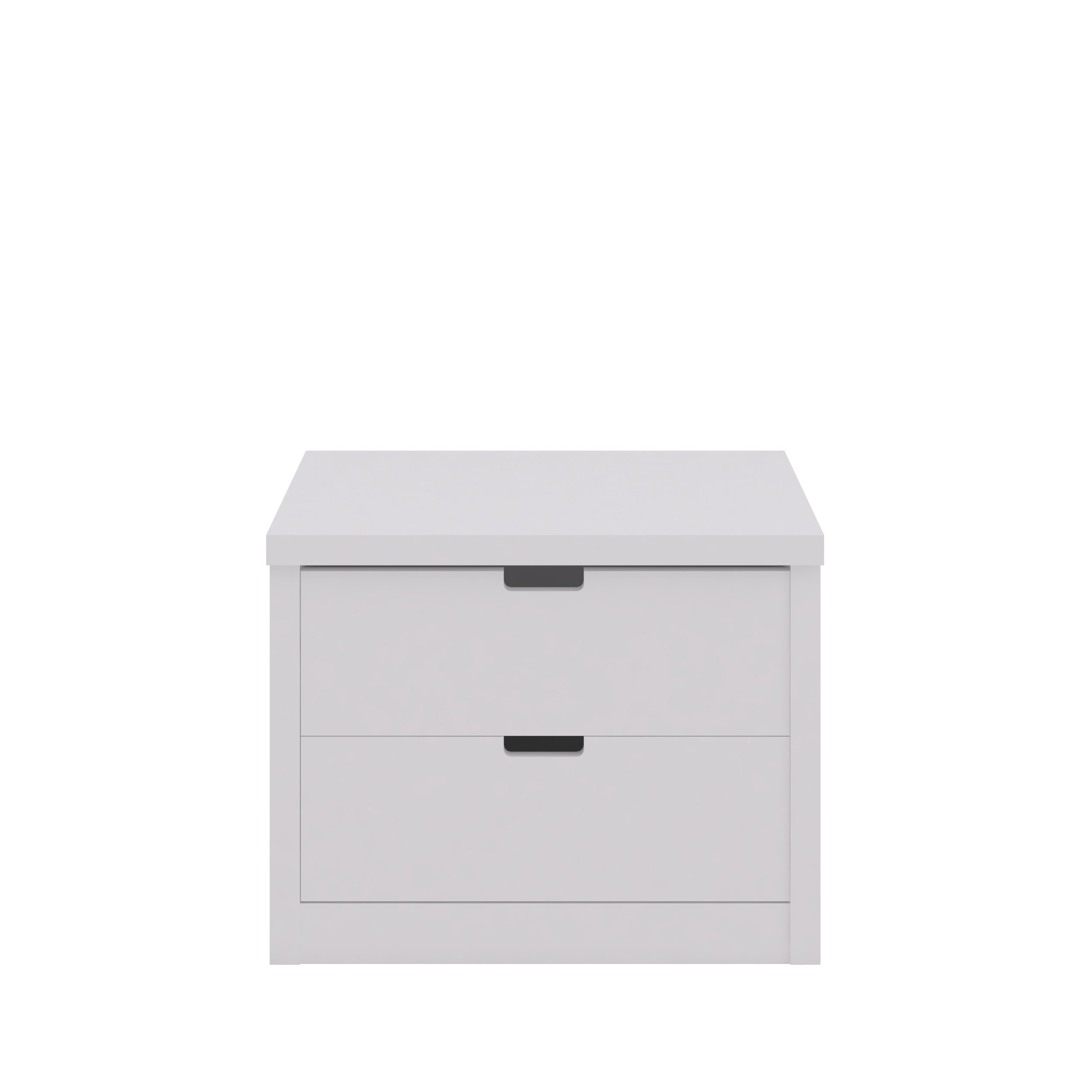Bedside table with two drawers