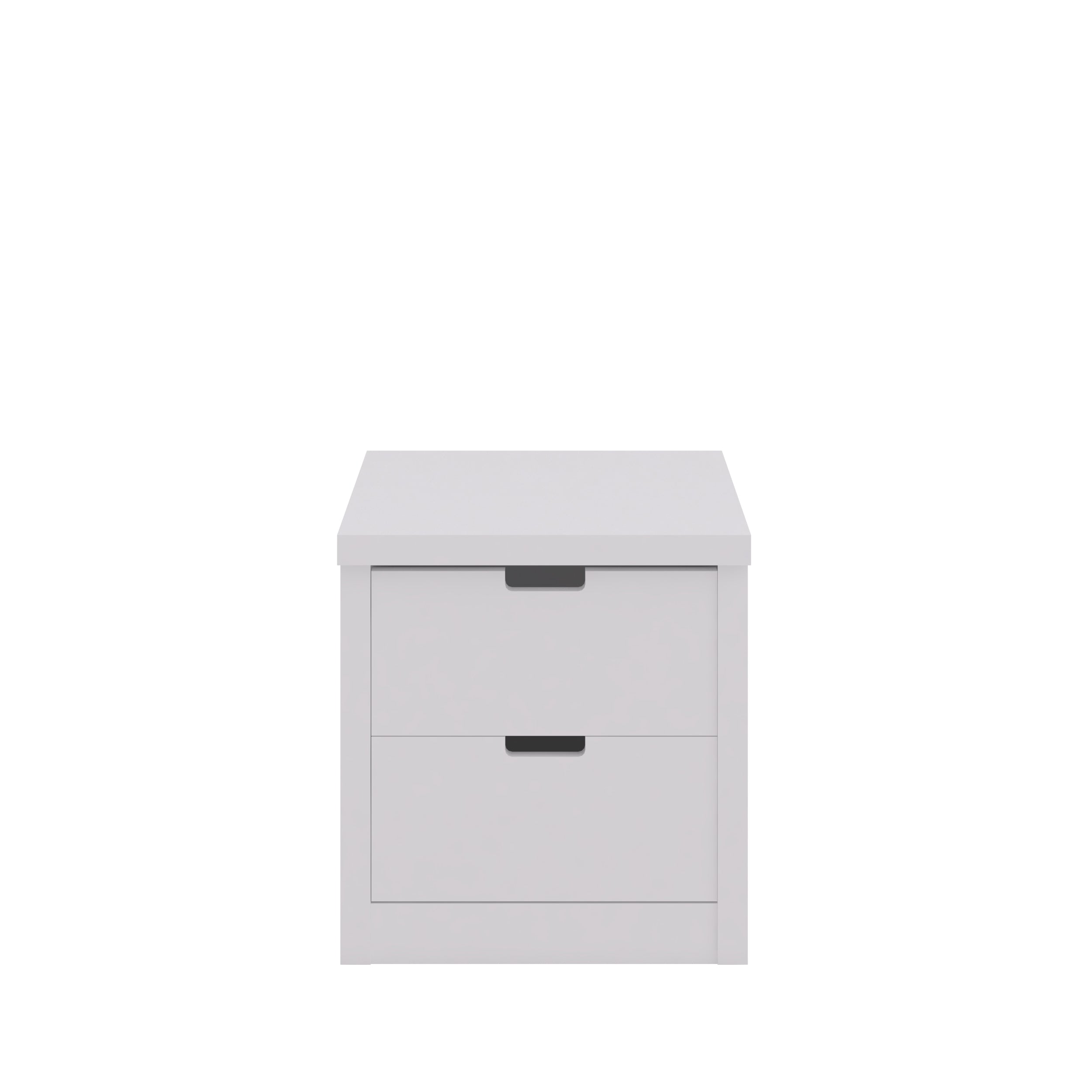 Bedside table with two drawers