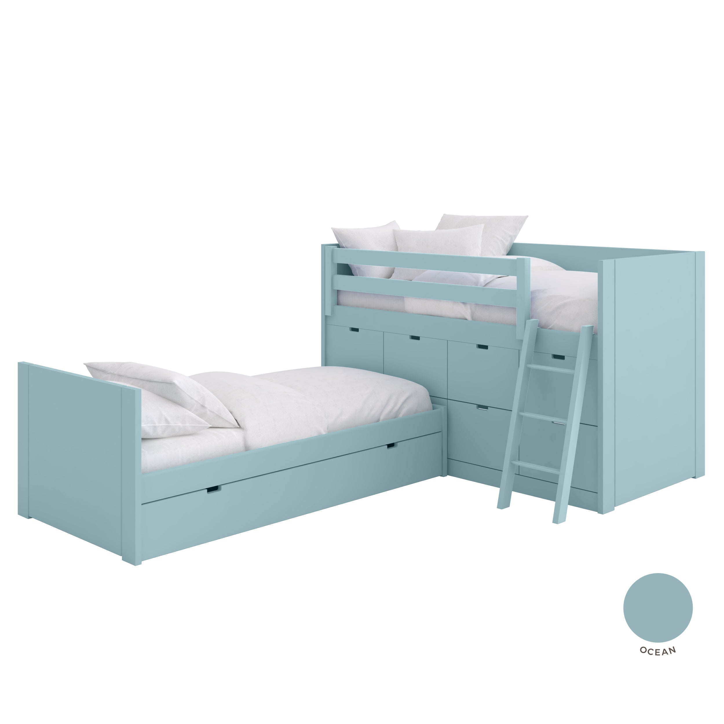 Lits XL Bloc en forme de L