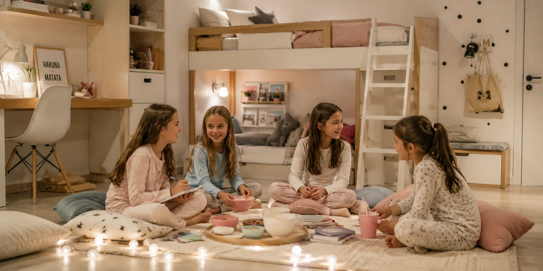 ¿Qué hacer en una pijamada? 12 ideas para una noche inolvidable