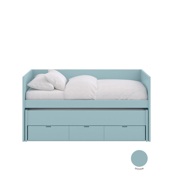 Mobile Trundle Bed with paneling