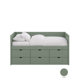 Blockbed 6 drawers with frieze