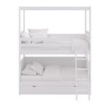 Canopy Bunk Bed with Trundle bed