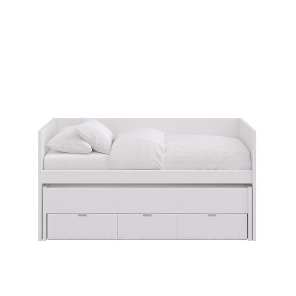 Trundle Day Bed Movil with frieze and drawers